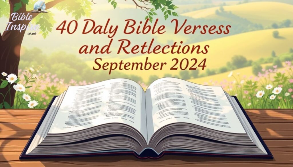 40Daily Bible Verses and Reflections for September 2024