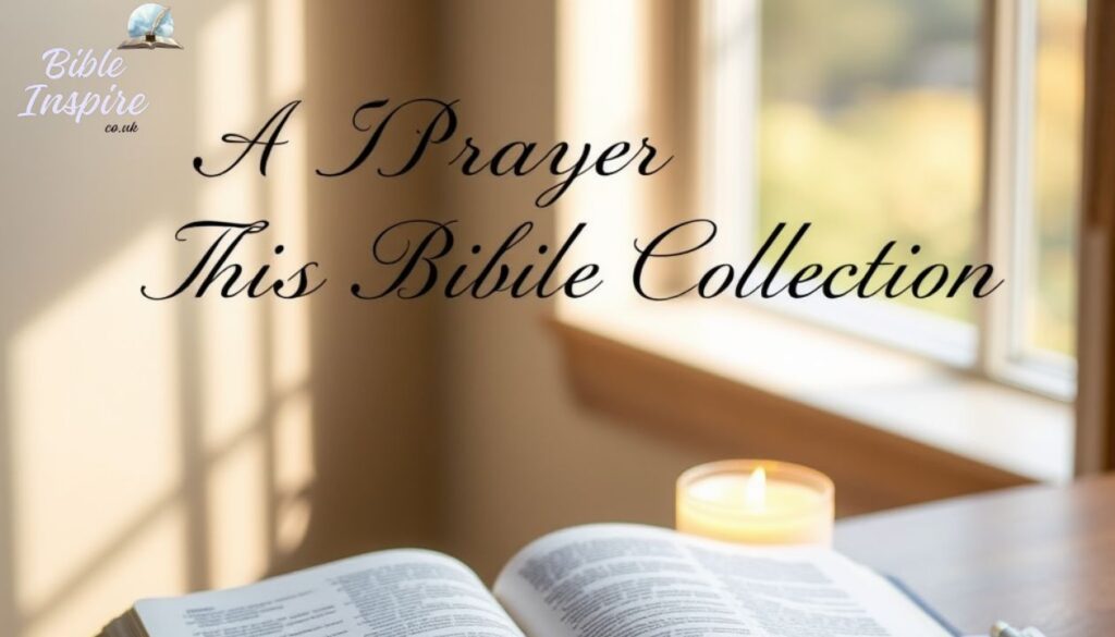 A Prayer for Using This Bible Verse Collection