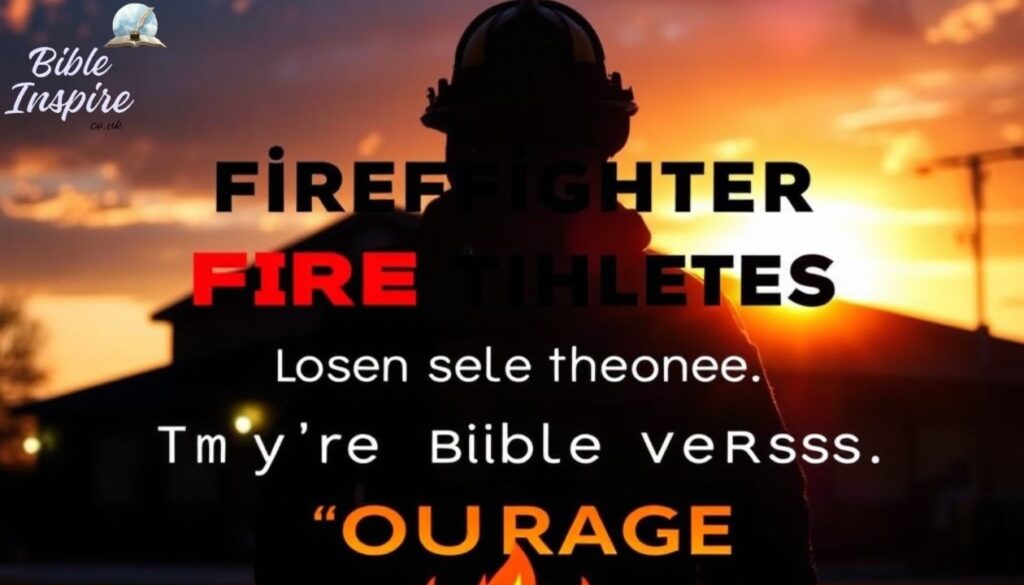 Firefighter Bible Verses for Courage