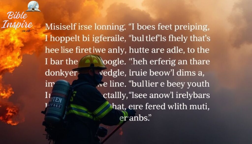 Firefighter Bible Verses for Protection