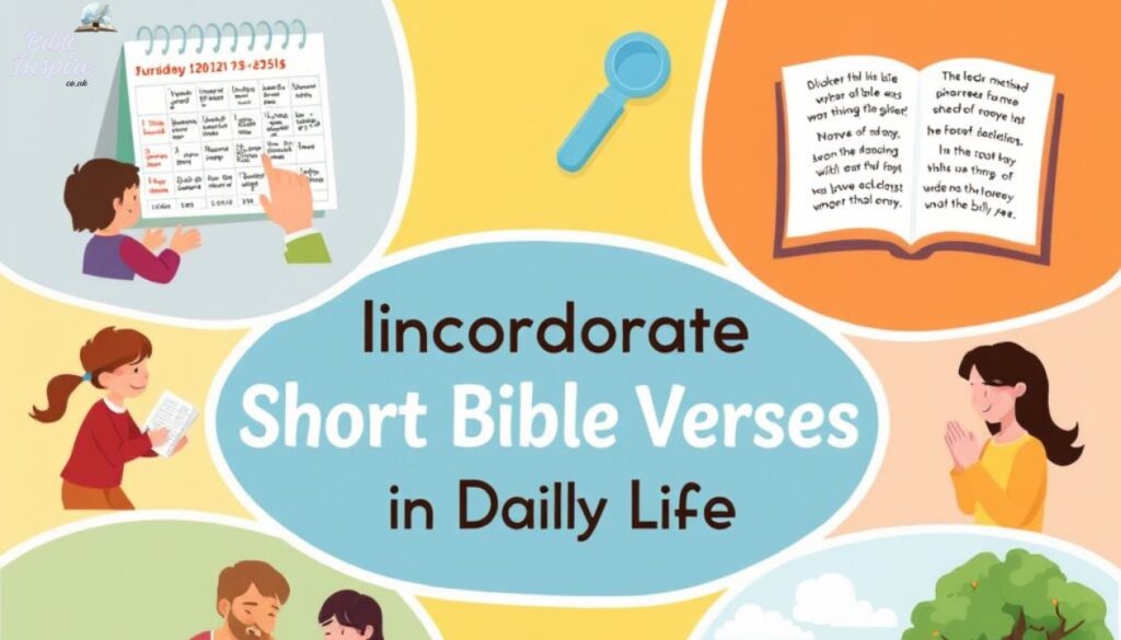 How to Incorporate Short Bible Verses in Daily Life