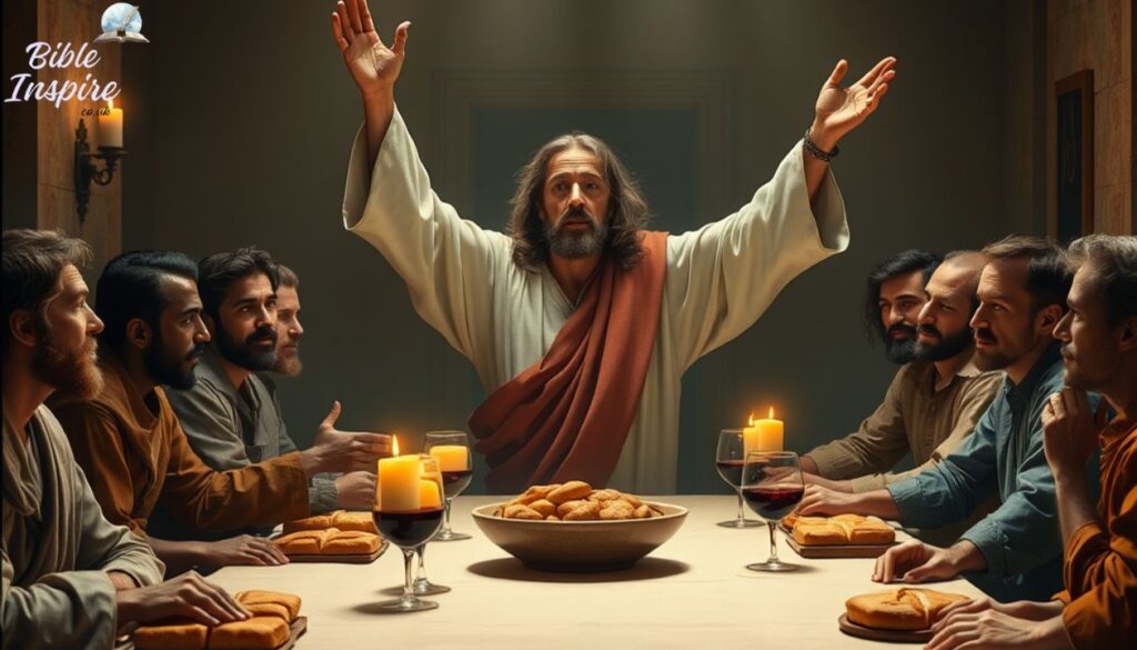 Jesus Giving Thanks at the Last Supper