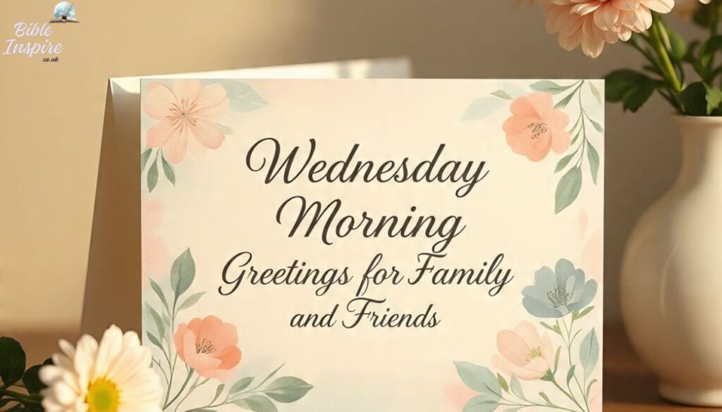 Wednesday Morning Greetings for Family and Friends