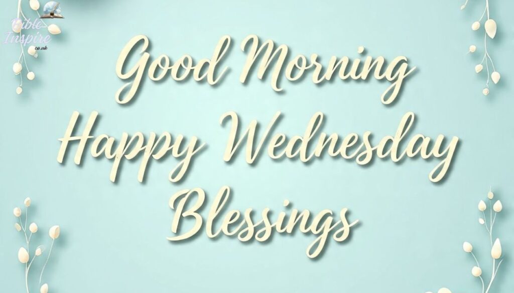 Good Morning Happy Wednesday Blessings